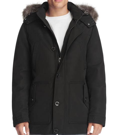 michael kors mens black blazer|Michael Kors men's winter coats.